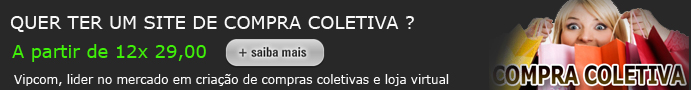 Sistema de compra coletiva a partir de 12x de R$29,90 no pagseguro. Suporte 24 horas. Veja nossos outros sistemas de compras coletivas.
