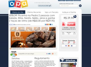 Site de compra coletiva Opa Ofertas