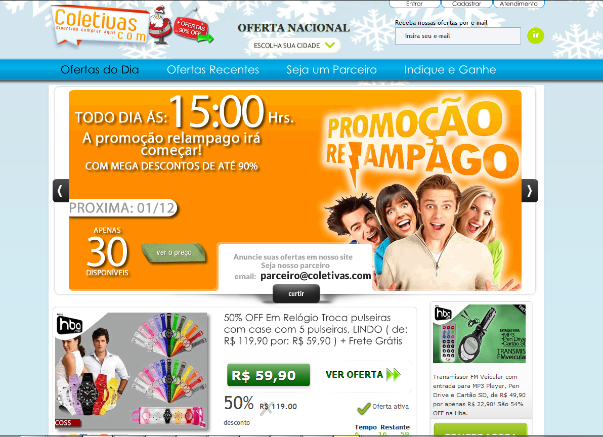 Cliente vipalia - sistema de compra coletiva