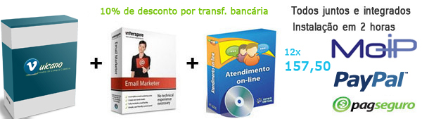 Sistema de compra coletiva Viplace, sistema de atendimento online e sistema de email marketing