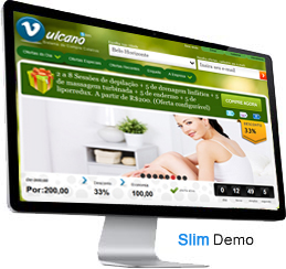 Clique para ver a demonstração do sistema de compra coletiva Vulcano Slim